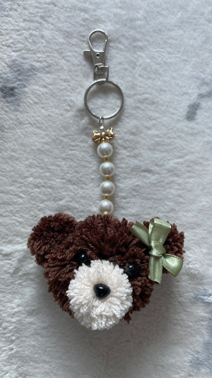 β¨ Handmade Teddy Bear Keychain π | Cute Bow Bag Charm & Gift Idea π» / β¨ νΈλλ©μ΄λ κ³°λμ΄ ν€λ§ π | μ¬μ±μ€λ½κ³ κ·μ¬μ΄ κ°λ°©μ°Έ & μ λ¬Όμ© μ΄μ κ³ λ¦¬ π»