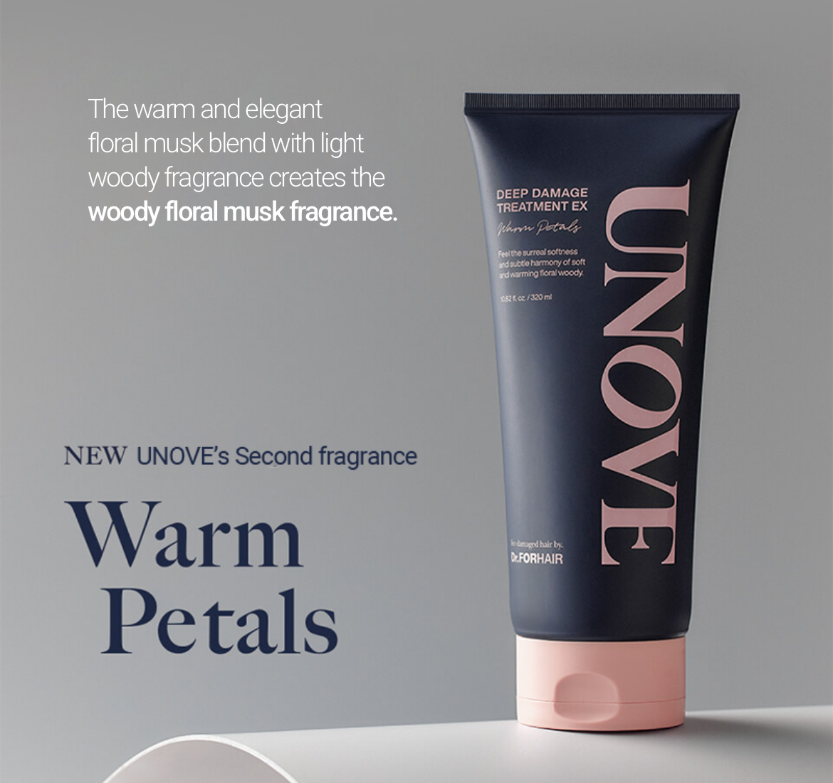 UNOVE Large Capacity Deep Damage Treatment EX Duo Set (Tender Bloom 320mL+Warm Petal 320mL)
