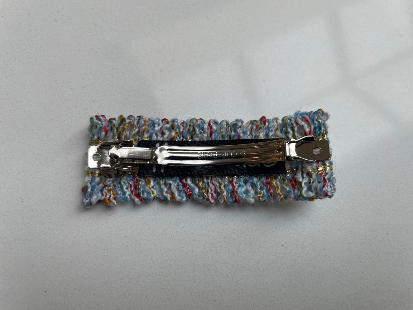 6.5cm - Handmade Tweed Hair Clip, Multicolor Hair Accessory, Elegant Hair Barrette for Women, Unique Gift Idea, Hair Pin