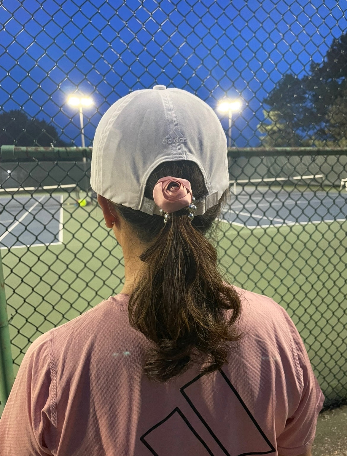 ✨ Rose Ribbon Hair Tie – Elegant & Feminine Handmade Flower Accessory ✨