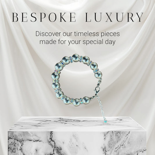 Elegant Silver Bead Bracelet ✨ | Timeless Handmade Jewelry for Special Moments / 실버톤 비즈 팔찌 ✨ | 우아한 수공예 주얼리