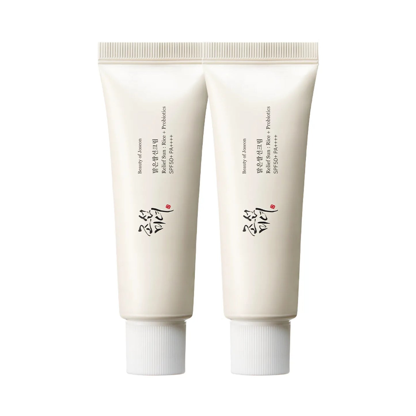 Beauty of Joseon Relief Sun: Rice + Probiotics SPF50+ PA++++ (50mL x 2) | Korean Hydrating Sunscreen – No White Cast, Lightweight UV Protection