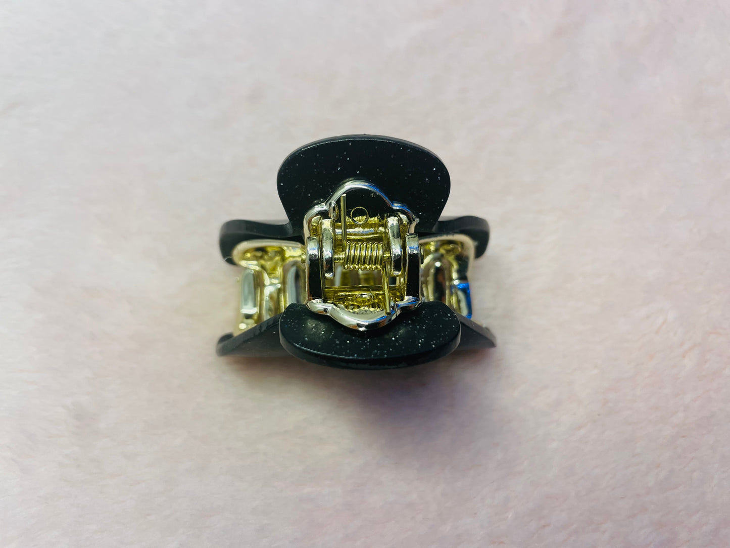 5cm - Glitter Hair Claw Clip, Sparkly Hair Accessory, Small Claw Clips, Women’s Hair Clips, Glittery Gold Clip, Stylish Silver Clip, Handmade Hair Clip