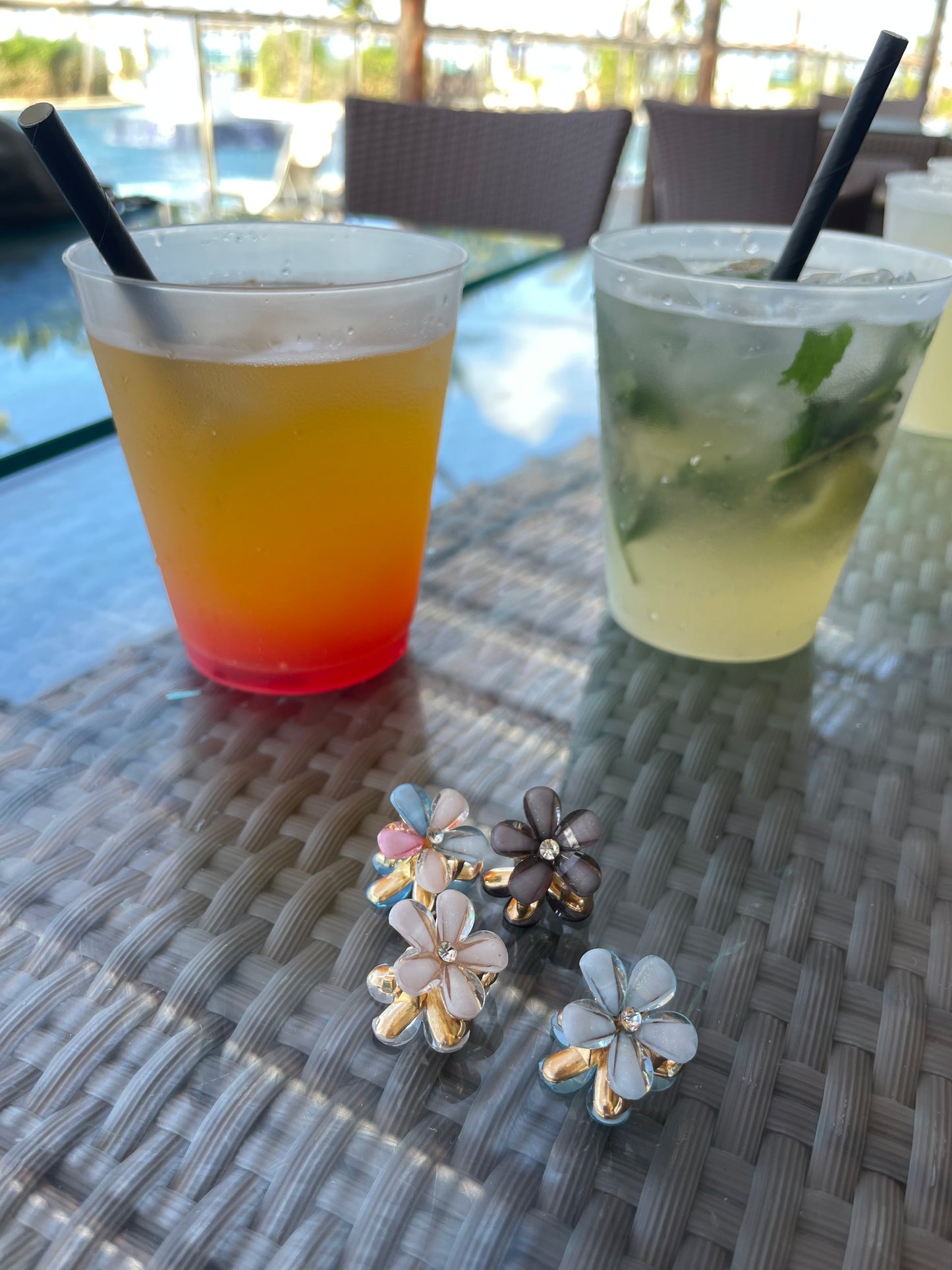 2.5cm/0.98in - Elegant & Adorable Flower Hairpin 7