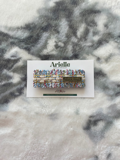 6.5cm - Handmade Tweed Hair Clip, Multicolor Hair Accessory, Elegant Hair Barrette for Women, Unique Gift Idea, Hair Pin