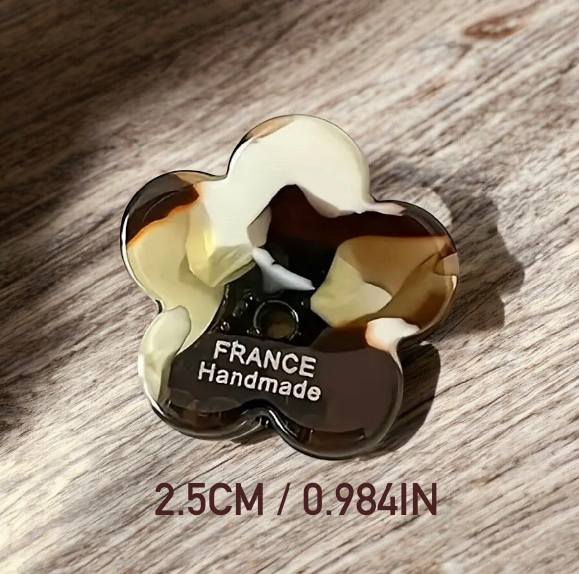 2.5cm/0.984in - French-Inspired Mini Flower Hair Claw