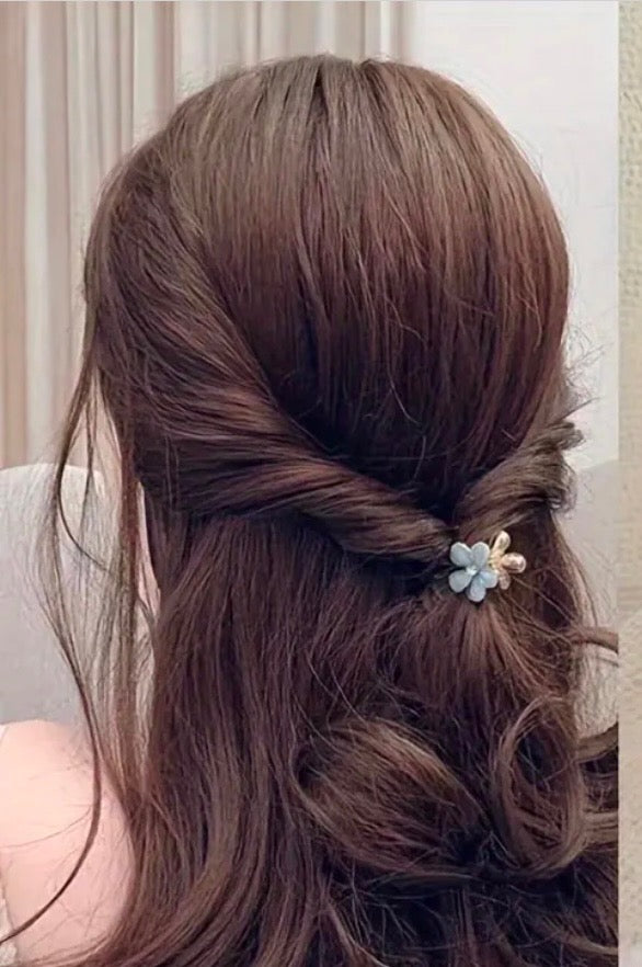2.5cm/0.98in - Elegant & Adorable Flower Hairpin 7