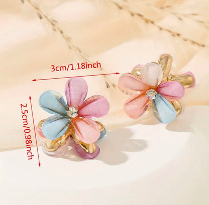 2.5cm/0.98in - Elegant & Adorable Flower Hairpin 7