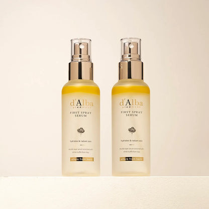 d'Alba White Truffle First Spray Serum 100mL Double Pack