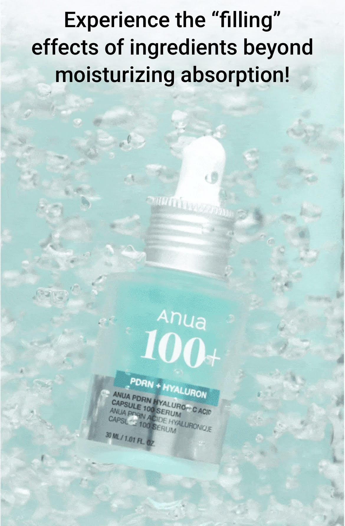 Anua PDRN Hyaluronic Acid Capsule 100 Serum 30ml Double Pack – The Secret to Plump, Glass Skin