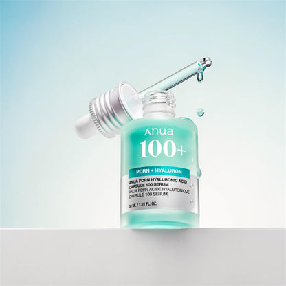 Anua PDRN Hyaluronic Acid Capsule 100 Serum 30ml Double Pack – The Secret to Plump, Glass Skin